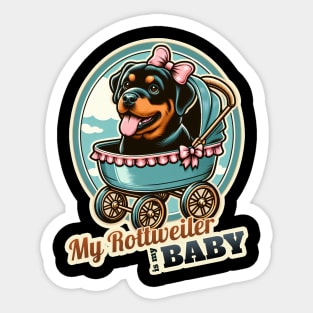 Baby Rottweiler Sticker